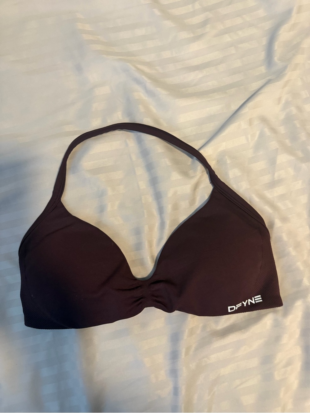 Dfyne brown impact sports bra